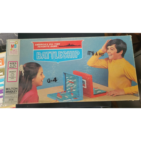 VINTAGE 1971 Battleship Game by Milton Bradley GUC - Picture 5 of 11
